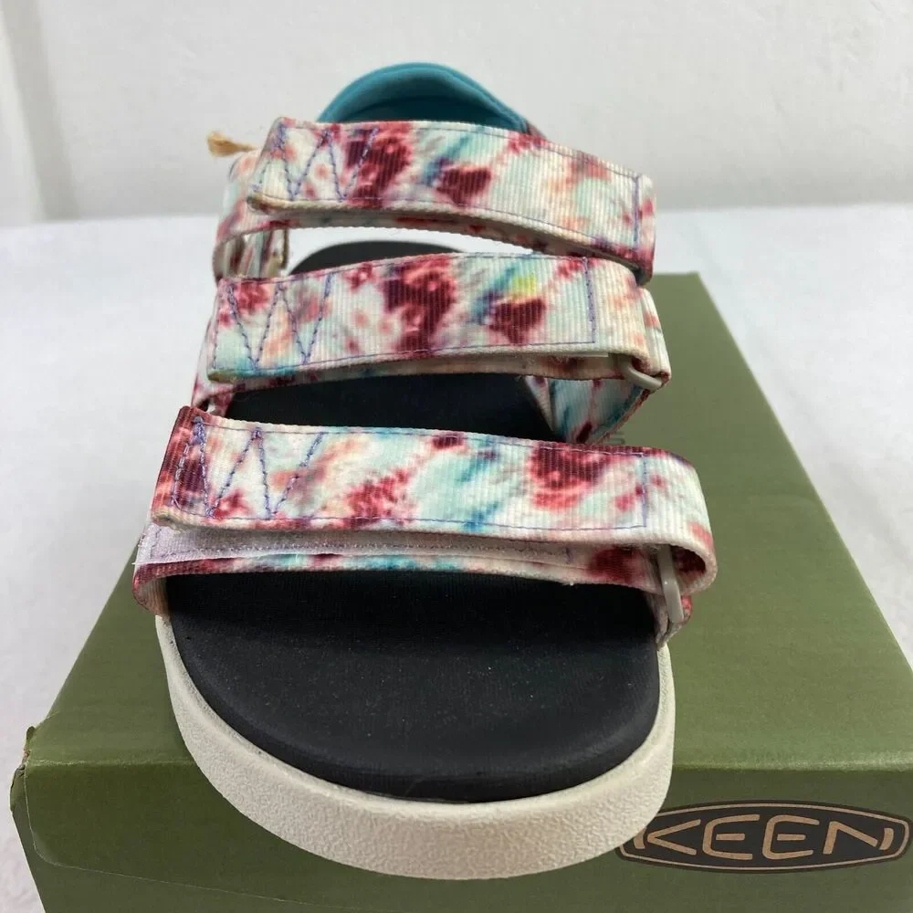 Keen Elle‎ Strappy Sandals Women's 6 Andorra Tie Dye Backstrap Casual Travel